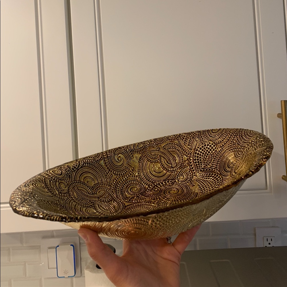 Metal Bowl Gold